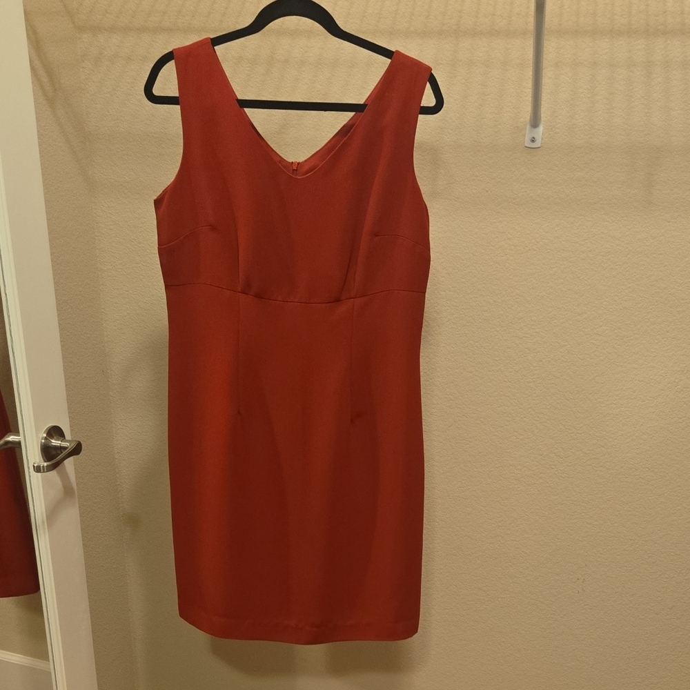 Report Collection Vibrant Red Mini Dress